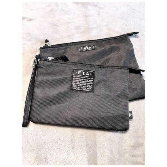 Amazon Handbags - E.T.A 2pc Travel Zip Pouches